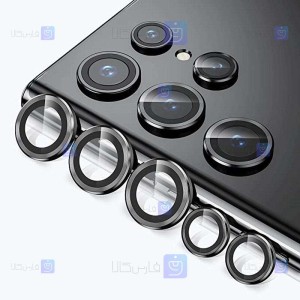 محافظ لنز فلزی Samsung Galaxy S22 Ultra مدل 3D Color