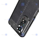 قاب طرح چرم محافظ لنز دار Xiaomi Redmi Note 11 Pro plus مدل Auto Focus
