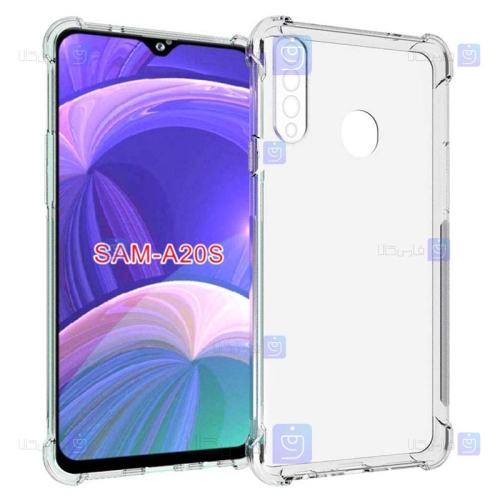 قاب کپسولی Samsung Galaxy A20s مدل ژله ای محافظ لنز دار