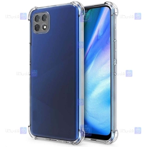 قاب کپسولی Samsung Galaxy A22 5G مدل ژله ای محافظ لنز دار