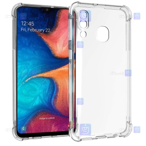 قاب کپسولی Samsung Galaxy A30 مدل ژله ای محافظ لنز دار
