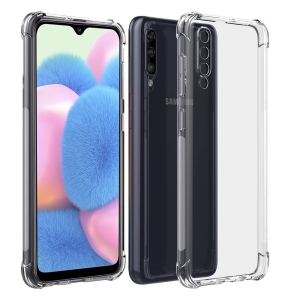 قاب کپسولی Samsung Galaxy A70 مدل ژله ای محافظ لنز دار