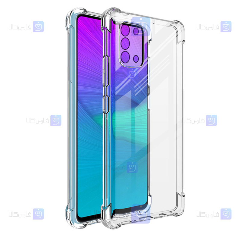 قاب کپسولی Samsung Galaxy S20 plus مدل ژله ای محافظ لنز دار
