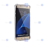 قاب کپسولی Samsung Galaxy S7 edge مدل ژله ای محافظ لنز دار