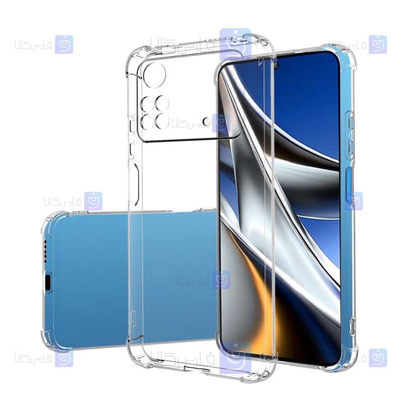 قاب کپسولی Xiaomi Poco X4 Pro 5G مدل ژله ای محافظ لنز دار
