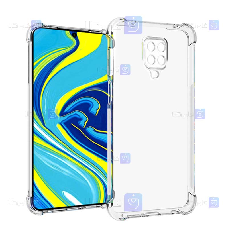 قاب کپسولی Xiaomi Redmi Note 9 Pro Max مدل ژله ای محافظ لنز دار