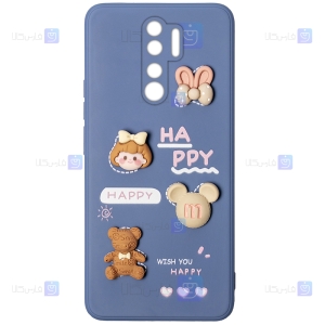 قاب عروسکی برجسته Xiaomi Redmi Note 8 Pro مدل Happy