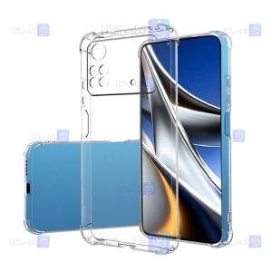قاب کپسولی Xiaomi Poco M4 Pro 4G مدل ژله ای محافظ لنز دار