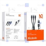 کابل سه سر مک دودو CA-8800 توان 100 وات طول 1.2 متر