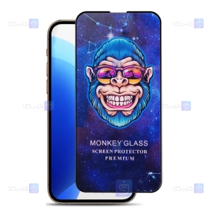 گلس فول گوشی آیفون Apple iPhone 13 Pro Max مدل Monkey Premium