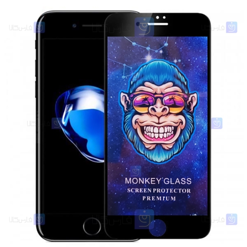 گلس فول گوشی آیفون Apple iPhone 7 مدل Monkey Premium