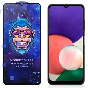 گلس فول گوشی سامسونگ Samsung Galaxy A22 5G مدل Monkey Premium