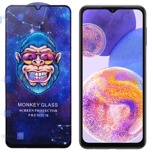 گلس فول گوشی سامسونگ Samsung Galaxy A23 مدل Monkey Premium