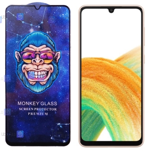 گلس فول گوشی سامسونگ Samsung Galaxy A33 5G مدل Monkey Premium