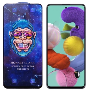 گلس فول گوشی سامسونگ Samsung Galaxy A51 مدل Monkey Premium