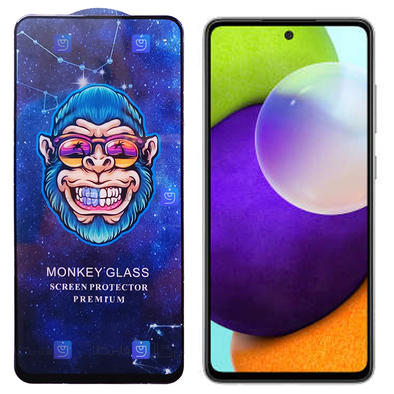 Monkey Premium Full Tempered Glass Screen Protector For Samsung Galaxy A52
