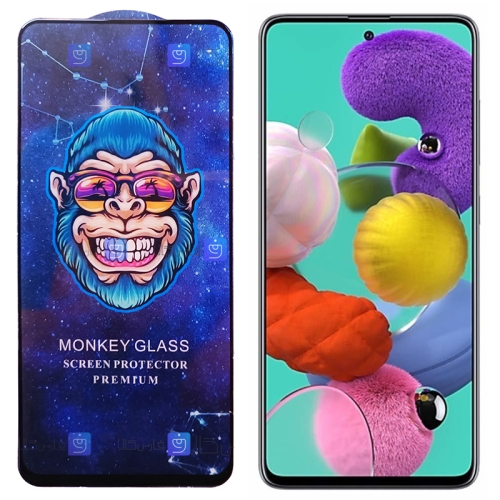 گلس فول گوشی سامسونگ Samsung Galaxy A71 مدل Monkey Premium