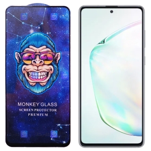 گلس فول گوشی سامسونگ Samsung Galaxy Note 10 Lite مدل Monkey Premium