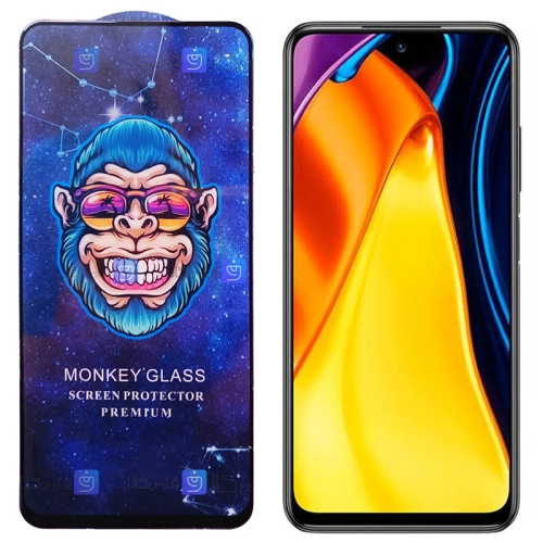 گلس فول گوشی شیائومی Xiaomi Poco M3 Pro مدل Monkey Premium