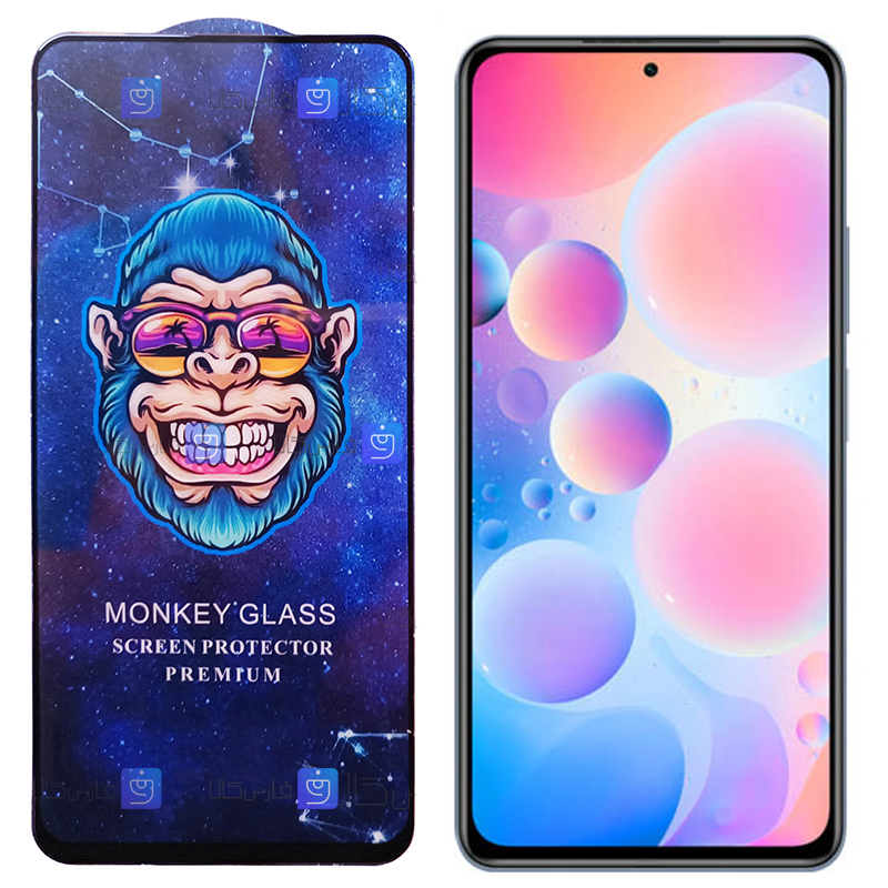 گلس فول گوشی شیائومی Xiaomi Redmi K40 Pro Plus مدل Monkey Premium