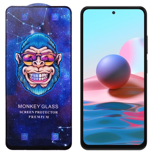 گلس فول گوشی شیائومی Xiaomi Redmi Note 10S مدل Monkey Premium