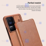 کیف چرمی نیلکین Xiaomi Poco F4 5G مدل Qin Pro