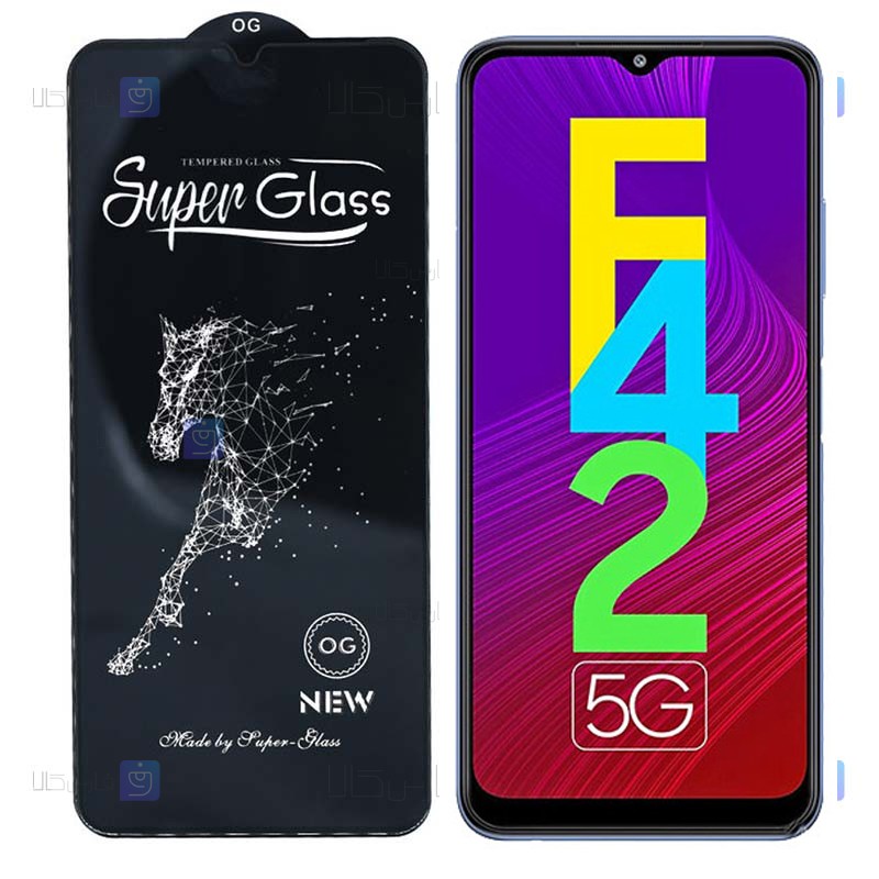 گلس فول Samsung Galaxy F42 5G مدل OG Super Glass