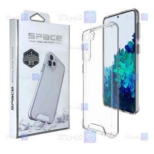 قاب شیشه ای – ژله ای Samsung Galaxy S22 Plus مدل Space Collection با محافظ لنز