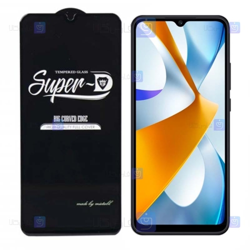 گلس فول Xiaomi Poco C40 مدل Super D
