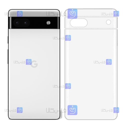 برچسب پشت گوشی Google Pixel 6A مدل نانو شفاف