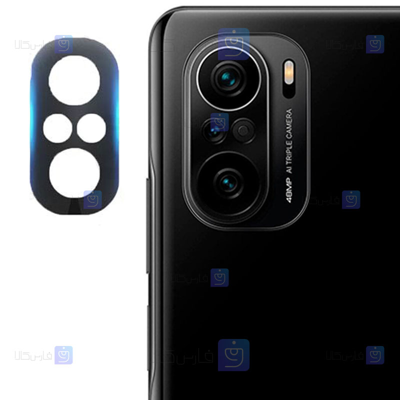 محافظ لنز شیشه ای Xiaomi Mi 11X Pro مدل حاشیه دار