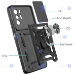 قاب گوشی Xiaomi Poco X3 GT مدل ضد ضربه کم شیلد