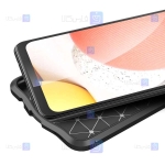 قاب طرح چرم Samsung Galaxy A12 مدل Auto Focus