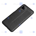 قاب طرح چرم Samsung Galaxy A12 مدل Auto Focus