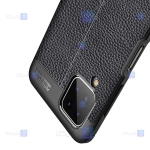 قاب طرح چرم Samsung Galaxy A12 مدل Auto Focus