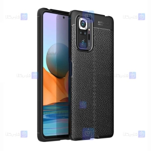 قاب طرح چرم Xiaomi Redmi Note 10 Pro مدل Auto Focus