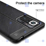 قاب طرح چرم Xiaomi Redmi Note 10 Pro Max مدل Auto Focus