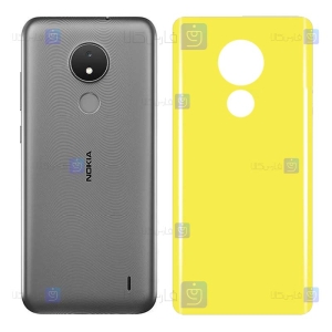 برچسب پشت گوشی Nokia C21 مدل نانو شفاف