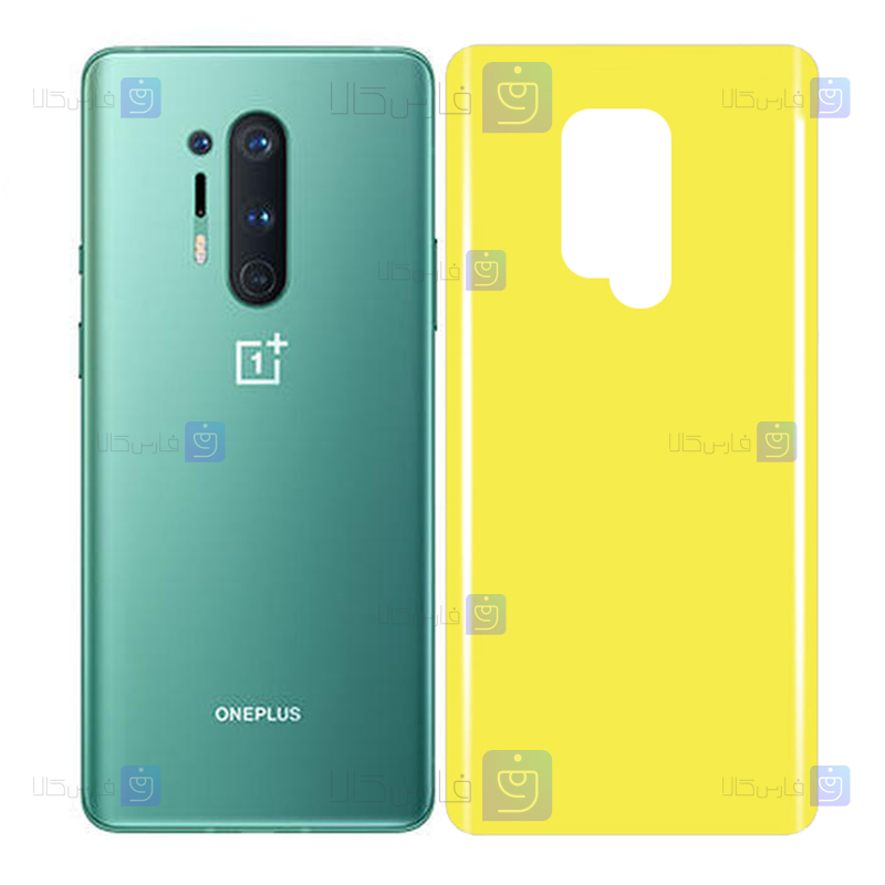 برچسب پشت گوشی OnePlus 8 Pro مدل نانو شفاف