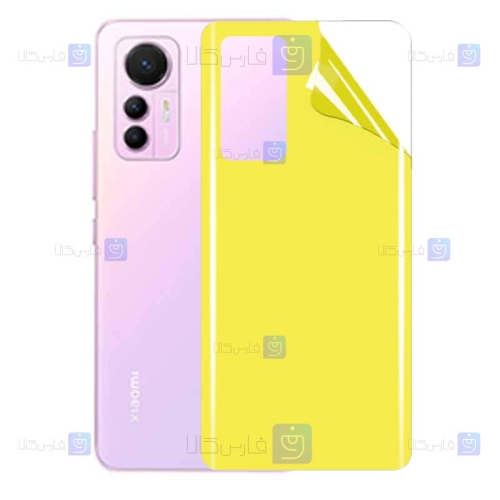 برچسب پشت گوشی Xiaomi 12 Lite مدل نانو شفاف