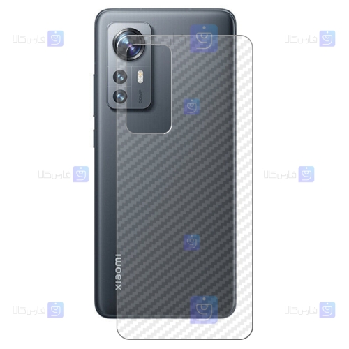برچسب پشت Xiaomi 12 مدل کربنی