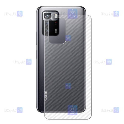 برچسب پشت Xiaomi Poco X3 GT مدل کربنی