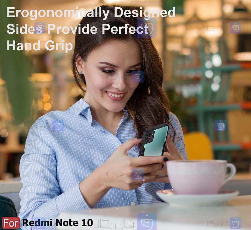 قاب ضد ضربه Xiaomi Redmi Note 10S مدل دور رنگی