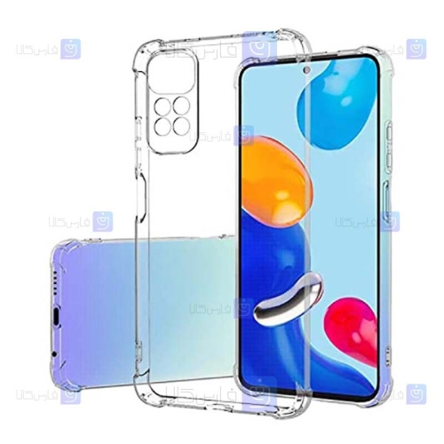 قاب کپسولی Xiaomi Redmi Note 11 Pro 5G Global مدل ژله ای محافظ لنز دار