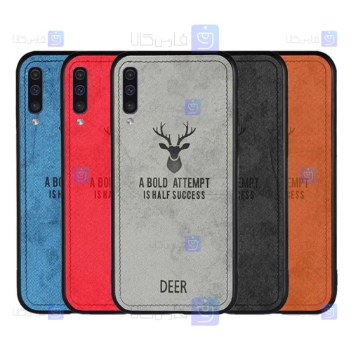 قاب پارچه ای Samsung Galaxy A30s مدل گوزنی