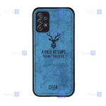 قاب پارچه ای Samsung Galaxy A72 مدل گوزنی