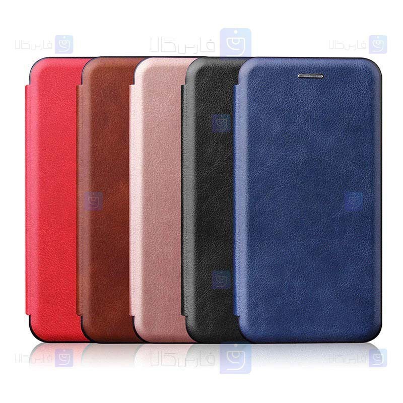 کیف کلاسوری چرمی Samsung Galaxy M32 4G مدل Leather Standing Magnetic