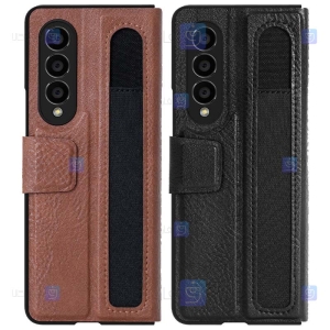 کیف چرمی نیلکین Samsung Galaxy Z Fold 4 5G مدل Aoge Leather
