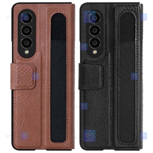 کیف چرمی نیلکین Samsung Galaxy Z Fold 4 5G مدل Aoge Leather
