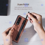 کیف چرمی نیلکین Samsung Galaxy Z Fold 4 5G مدل Aoge Leather